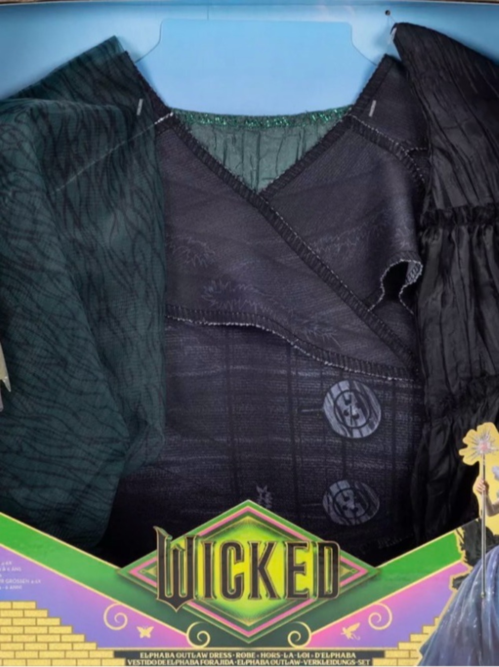 Wicked Elphaba Outlaw Dress - Dark Green & Black Women’s Coat